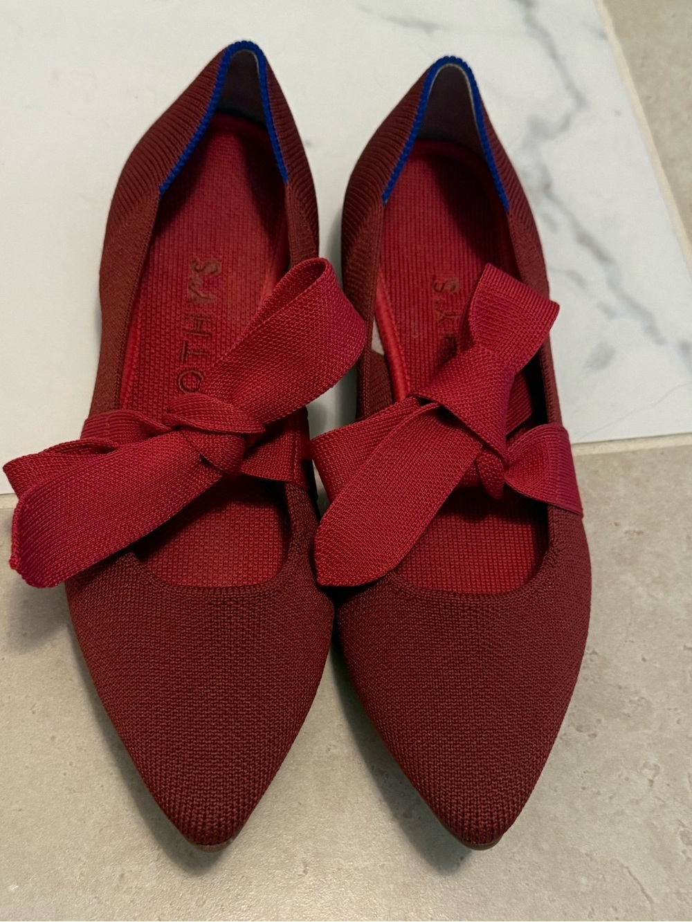 Rothy's Bow Point Flat in Cinnamon - Picture 5 of 11